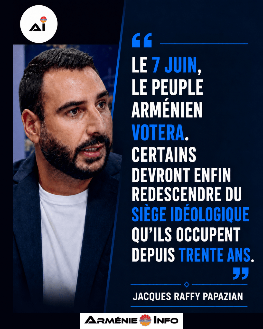 discours du premier ministre pour la commémoration du génocide arménien.-1
