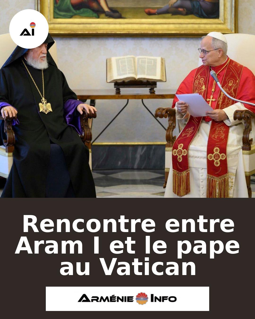 Rencontre-entre-Aram-I-et-le-pape-au-Vatican
