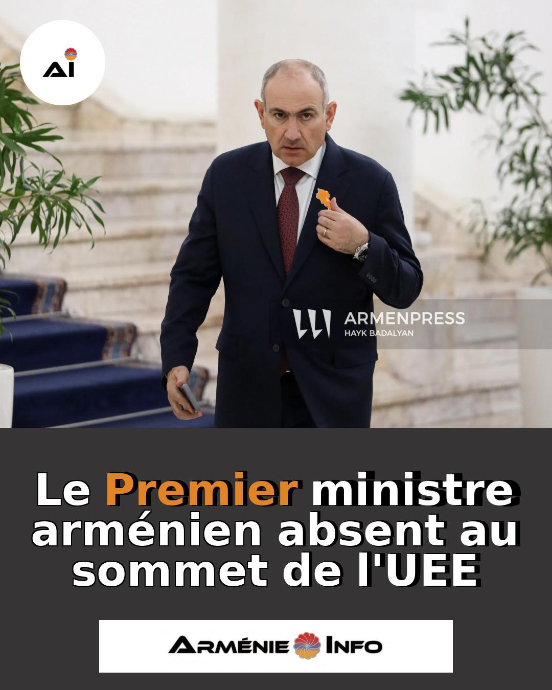 Le-Premier-ministre-armenien-absent-au-sommet-de-lUEE