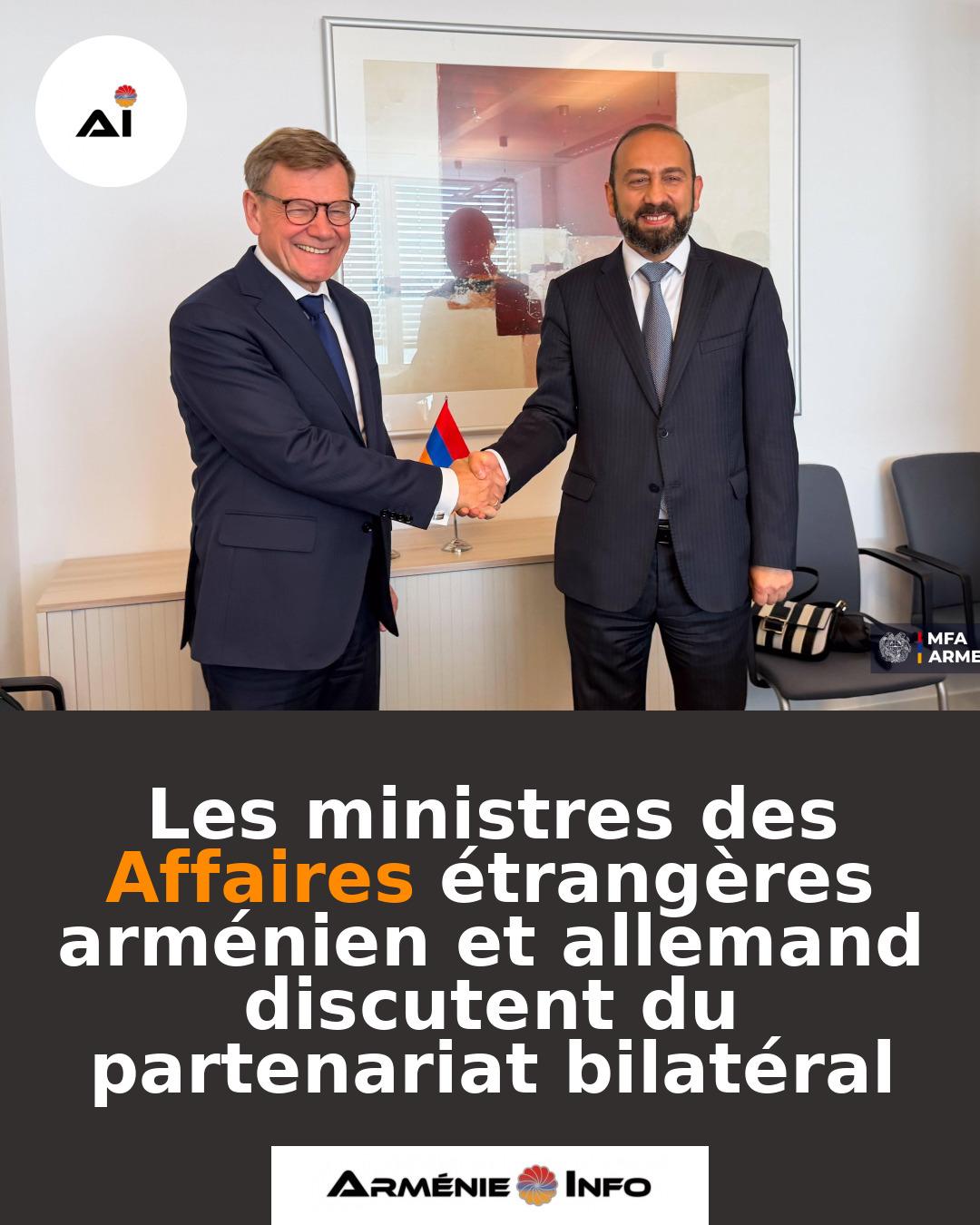 Les-ministres-des-Affaires-etrangeres-armenien-et-allemand-discutent-du-partenariat-bilateral