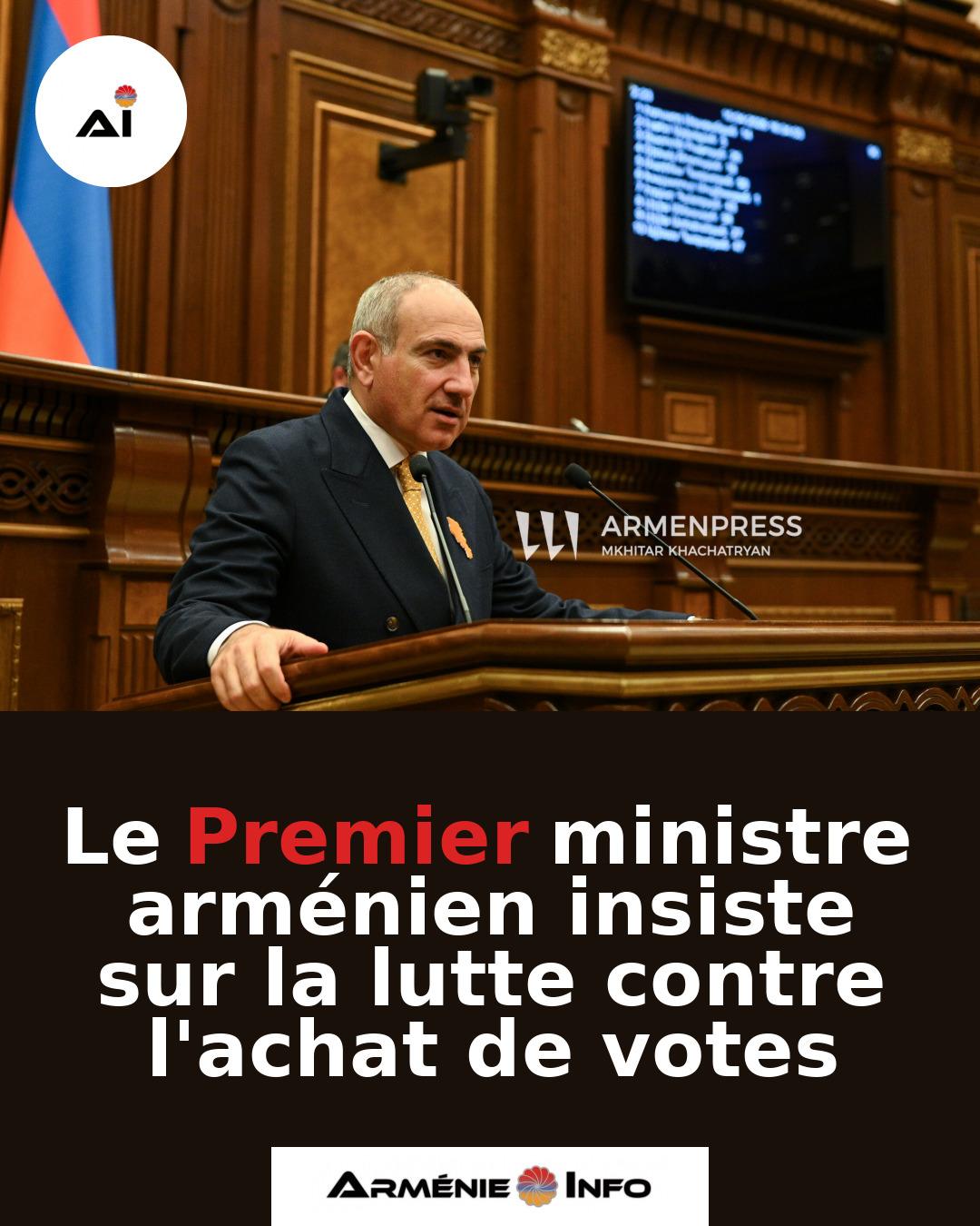Le-Premier-ministre-armenien-insiste-sur-la-lutte-contre-lachat-de-votes