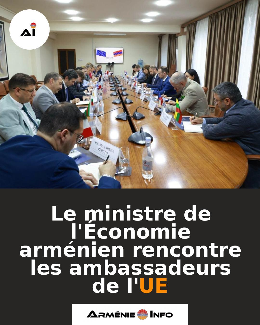 Le-ministre-de-lEconomie-armenien-rencontre-les-ambassadeurs-de-lUE