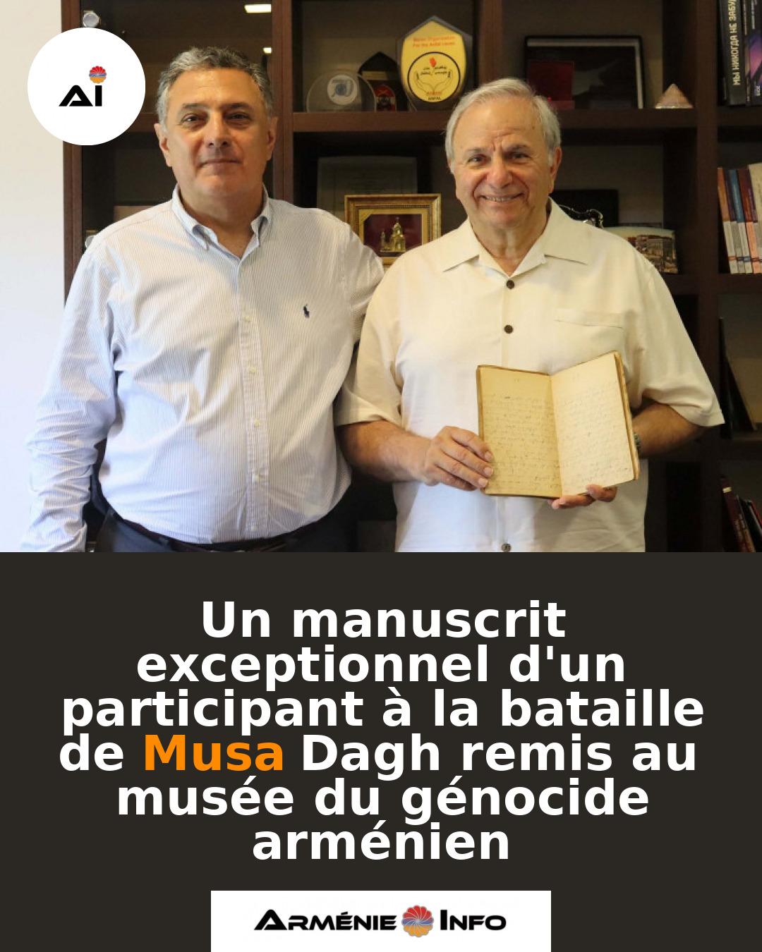 Un-manuscrit-exceptionnel-dun-participant-a-la-bataille-de-Musa-Dagh-remis-au-musee-du-genocide-armenien