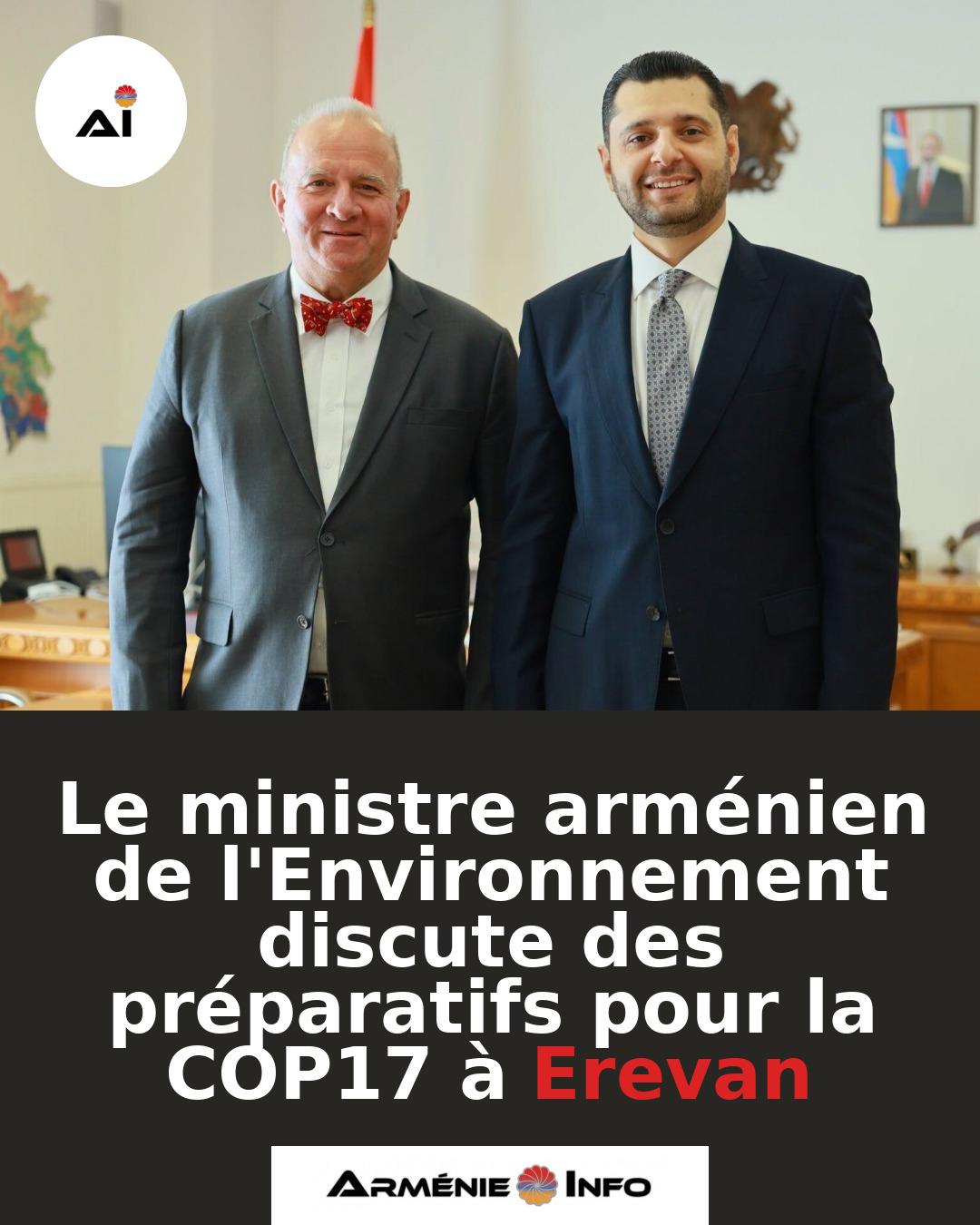 Le-ministre-armenien-de-lEnvironnement-discute-des-preparatifs-pour-la-COP17-a-Erevan