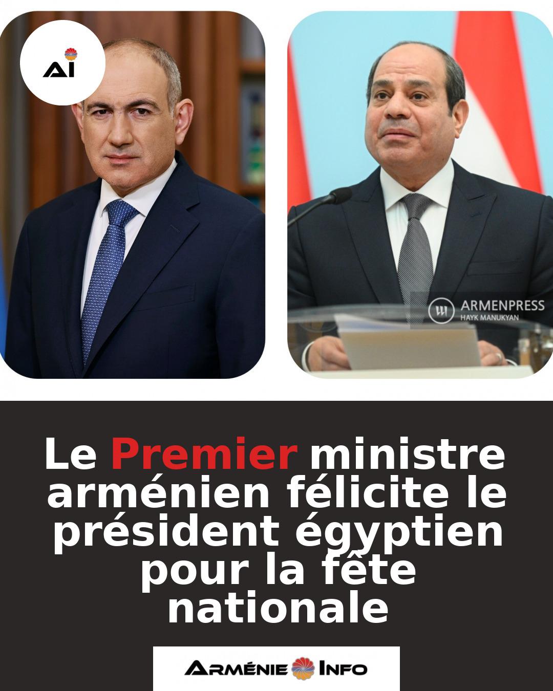 Le-Premier-ministre-armenien-felicite-le-president-egyptien-pour-la-fete-nationale