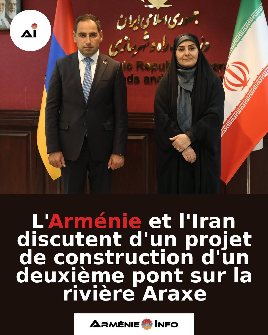 LArmenie-et-lIran-discutent-dun-projet-de-construction-dun-deuxieme-pont-sur-la-riviere-Araxe