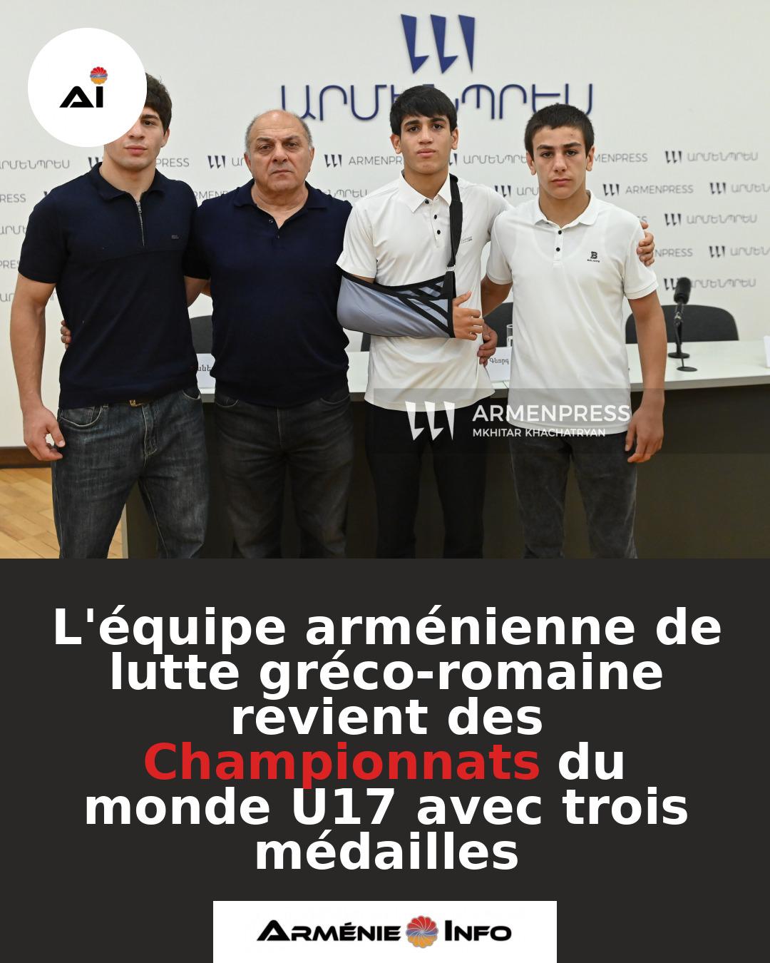 Lequipe-armenienne-de-lutte-greco-romaine-revient-des-Championnats-du-monde-U17-avec-trois-medailles