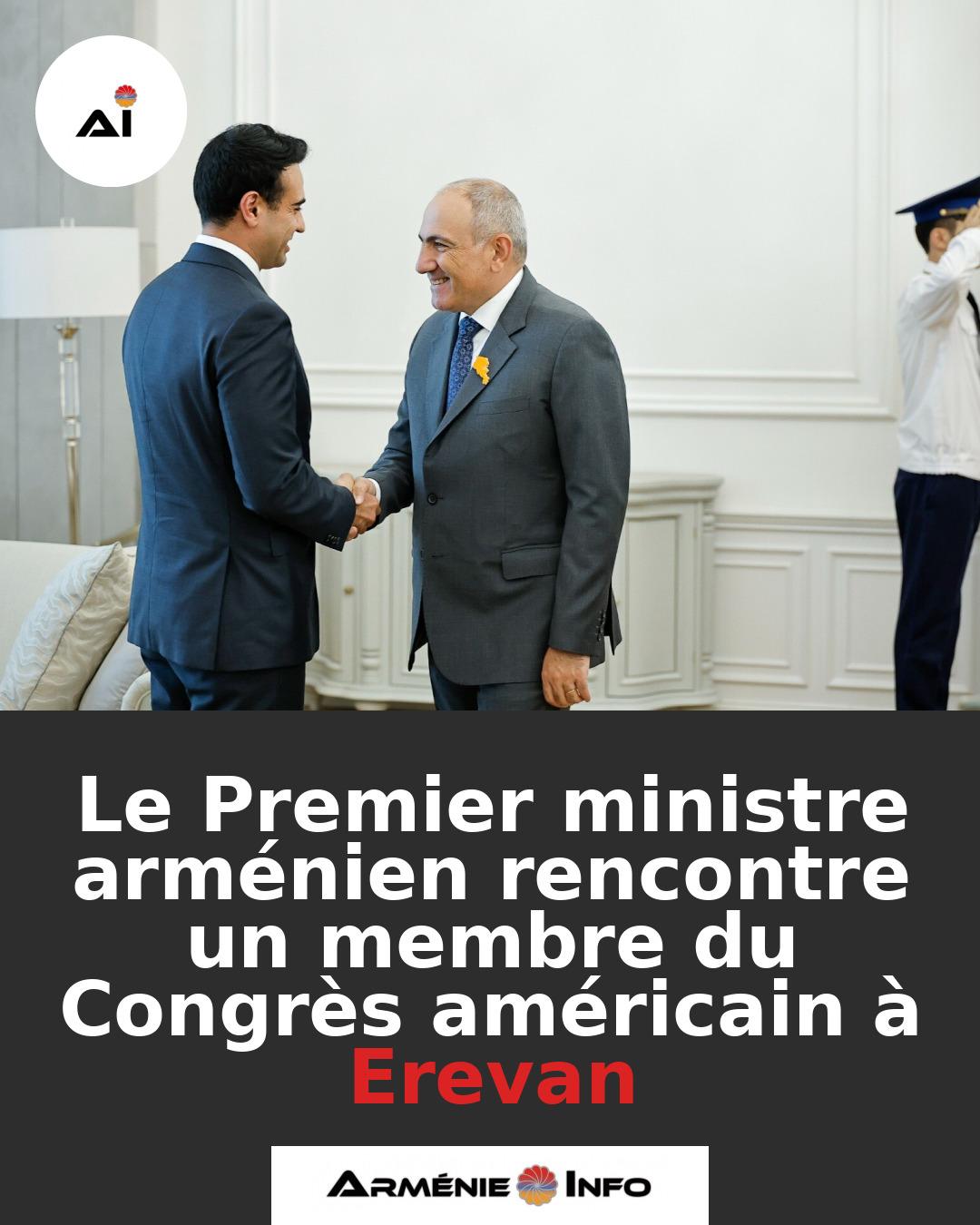 Le-Premier-ministre-armenien-rencontre-un-membre-du-Congres-americain-a-Erevan