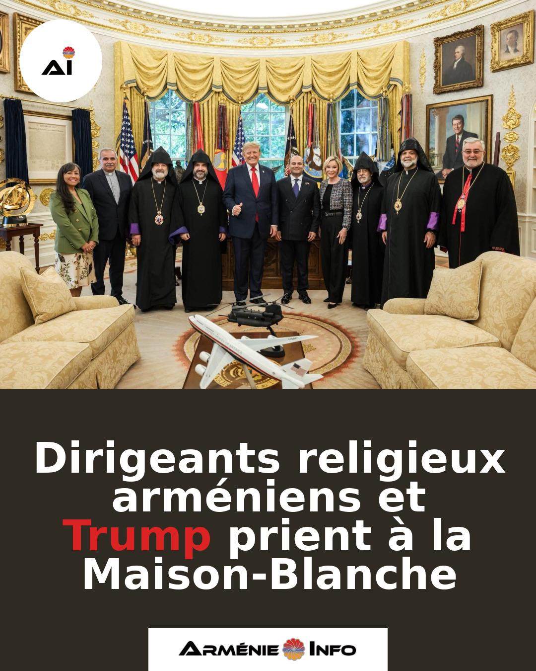 Dirigeants-religieux-armeniens-et-Trump-prient-a-la-Maison-Blanche