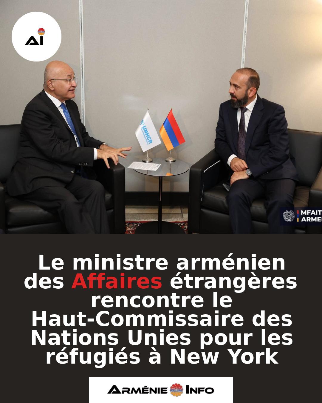 Le-ministre-armenien-des-Affaires-etrangeres-rencontre-le-Haut-Commissaire-des-Nations-Unies-pour-les-refugies-a-New-York