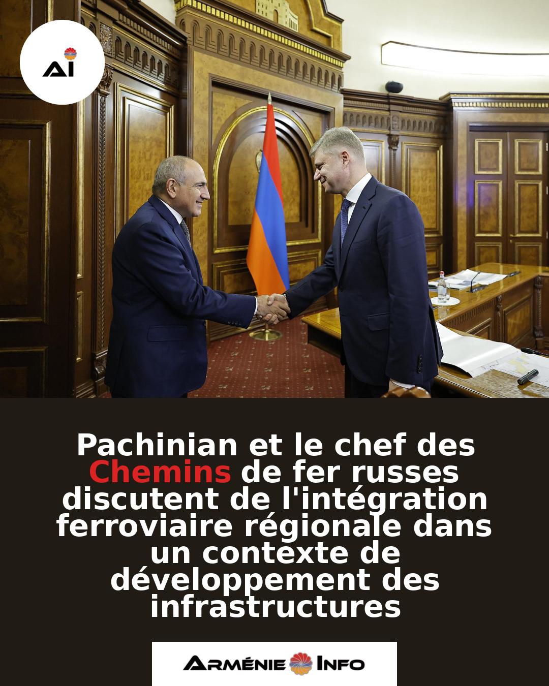 Pachinian-et-le-chef-des-Chemins-de-fer-russes-discutent-de-lintegration-ferroviaire-regionale-dans-un-contexte-de-developpement-des-infrastructures